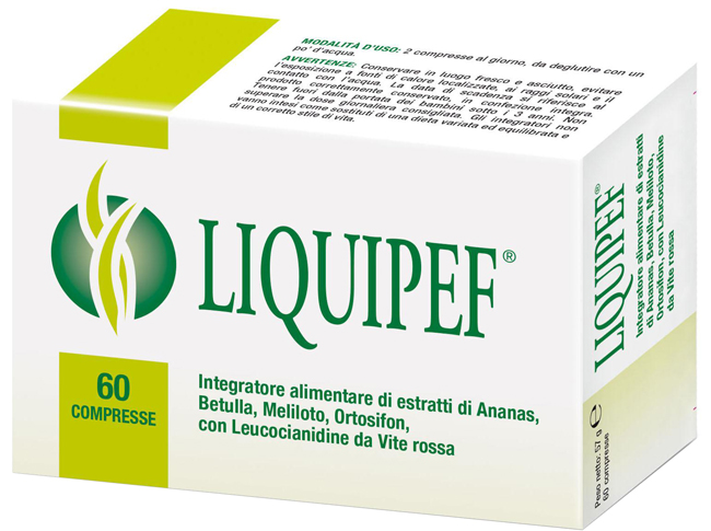 LIQUIPEF 60 COMPRESSE - Farmacianuova.eu