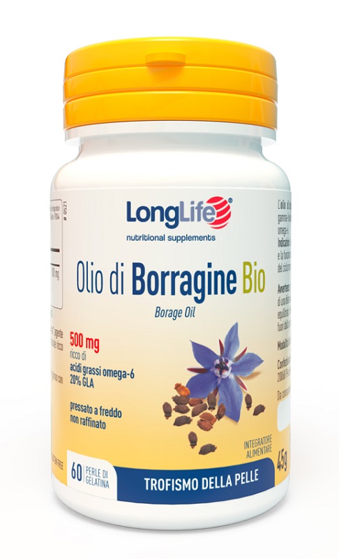 LONGLIFE OLIO BORRAGINE BIO 60 PERLE - Farmacianuova.eu