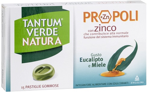 TANTUM VERDE NATURA PASTIGLIE GOMMOSE EUCALIPTO & MIELE 30 G - Farmacianuova.eu