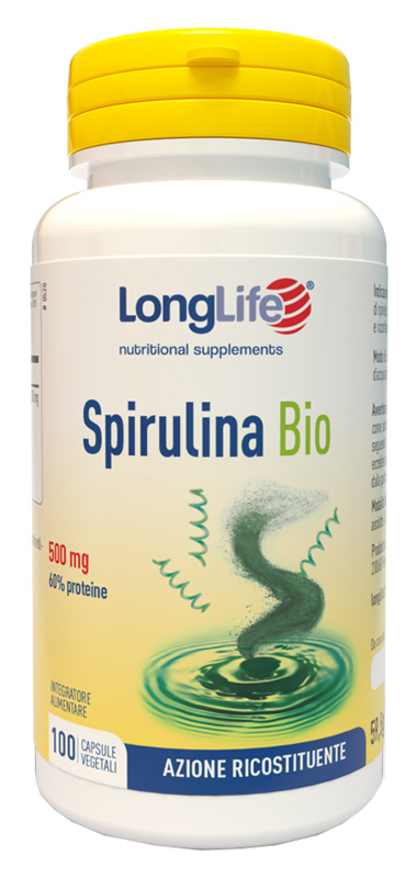 LONGLIFE SPIRULINA BIO 500 MG 100 CAPSULE VEGETALI - Farmacianuova.eu