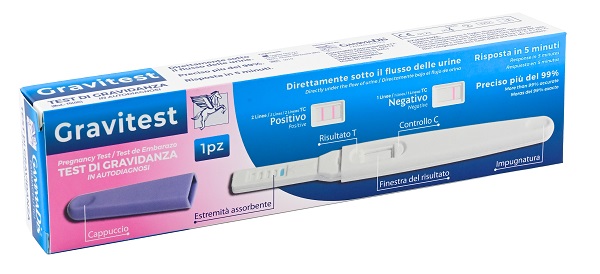 TEST GRAVIDANZA GRAVITEST 1 PEZZO - Farmacianuova.eu