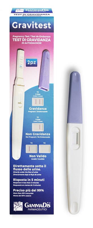 TEST GRAVIDANZA GRAVITEST 2 PEZZI - Farmacianuova.eu