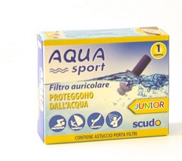 FILTRO AURICOLARE JUNIOR EARPLUG SCUDO AQUASPORT 2 PEZZI - Farmacianuova.eu