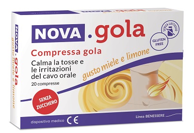 NOVA GOLA LIMONE/MIELE 20 COMPRESSE - Farmacianuova.eu