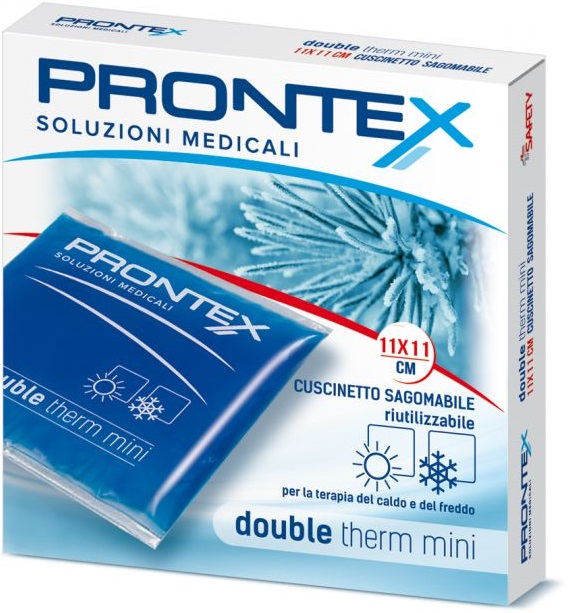 PRONTEX CUSCINETTO IN GEL RIUTILIZZABILE DOUBLE THERM 11X11CM - Farmacianuova.eu