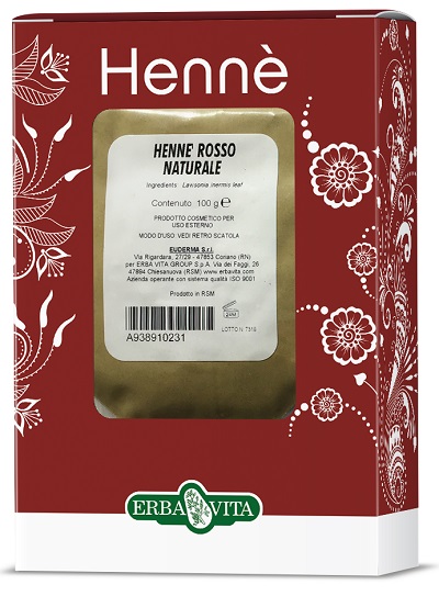 HENNE COLORANTE CAPELLI ROSSO NATURALE 100 G - Farmacianuova.eu