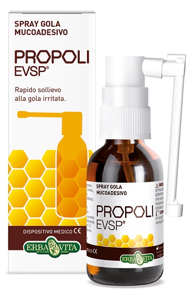 PROPOLI EVSP SPRAY GOLA MUCOADESIVO SENZA ALCOL 20ML - Farmacianuova.eu