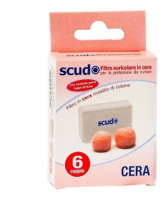 TAPPO AURICOLARE EARPLUG SCUDO IN CERA 6 COPPIE 12 PEZZI ARTICOLO 7EN081 - Farmacianuova.eu