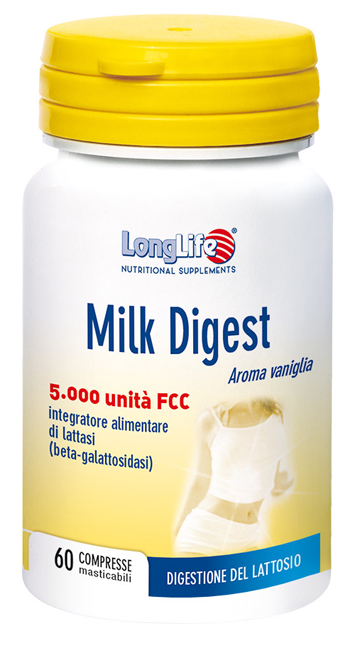 LONGLIFE MILK DIGEST 60 COMPRESSE - Farmacianuova.eu