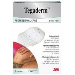 TEGADERM MEDICAZIONE IMPERMEABILE TRASPARENTE 5 PEZZI 6X7 CM - Farmacianuova.eu