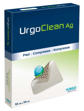 MEDICAZIONE TNT ASSORBENTE GELIFICANTE URGOCLEAN AG/SILVER 15X15CM 5 PEZZI - Farmacianuova.eu