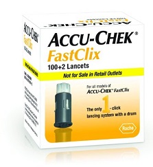 LANCETTE PUNGIDITO ACCU-CHEK FASTCLIX 100 + 2 PEZZI - Farmacianuova.eu