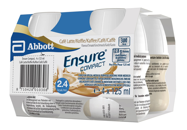 ENSURE COMPACT CAFFE 4 BOTTIGLIE DA 125 ML - Farmacianuova.eu