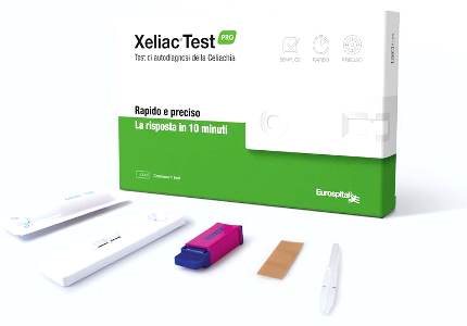 XELIAC TEST PRO DETERMINAZIONE ANTICORPI IGA E IGG ASSOCIATI ALLA MALATTIA CELIACA 1 PEZZO - Farmacianuova.eu