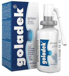 GOLADEK SPRAY NO ALCOOL 25 ML - Farmacianuova.eu