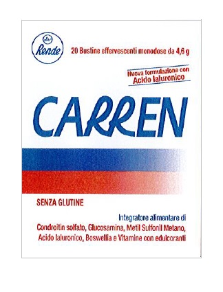 CARREN 20 BUSTINE EFFERVESCENTI MONODOSE DA 4,6 G L'UNA - Farmacianuova.eu