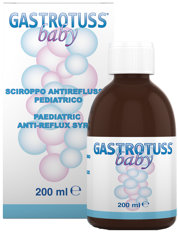 BABY SCIROPPO ANTIREFLUSSO GASTROTUSS 200 ML - Farmacianuova.eu