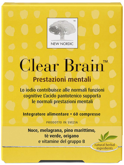 CLEAR BRAIN 60 COMPRESSE - Farmacianuova.eu