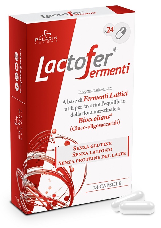 LACTOFER FERMENTI 24 CAPSULE - Farmacianuova.eu