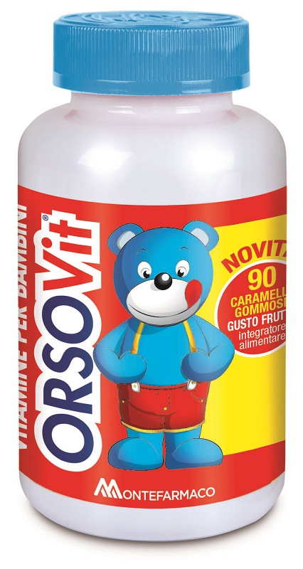 ORSOVIT CARAMELLE GOMMOSE 90 PEZZI - Farmacianuova.eu