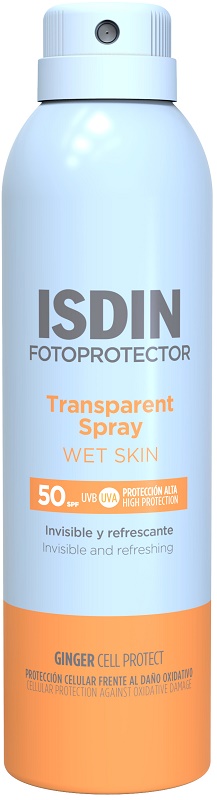 TRANSPARENT SPRAY WET SKIN SPF50 250 ML - Farmacianuova.eu