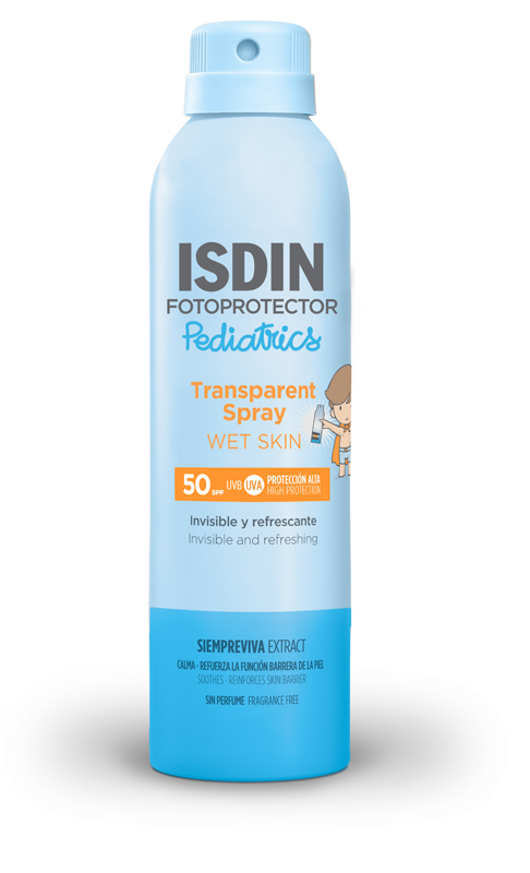 TRANSPARENT SPRAY WET SKIN PEDIATRICS SPF50 250 ML - Farmacianuova.eu