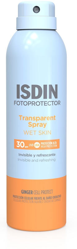 TRANSPARENT SPRAY WET SKIN SPF30 250 ML - Farmacianuova.eu