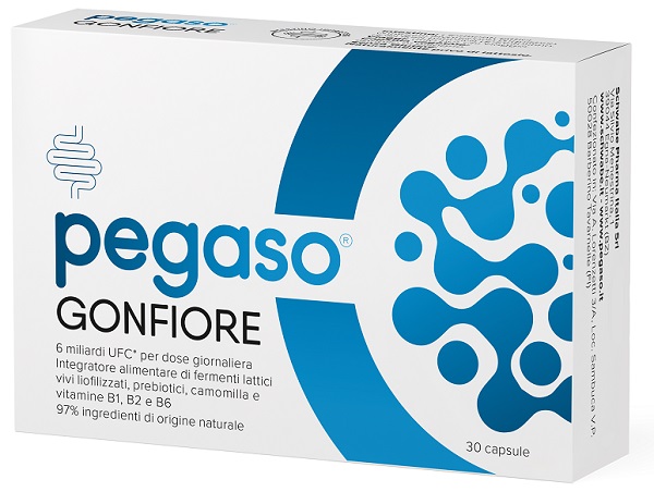 PEGASO GONFIORE 30 CAPSULE DA 100 MG SENZA GLUTINE NATURALMENTE PRIVO DI LATTOSIO - Farmacianuova.eu