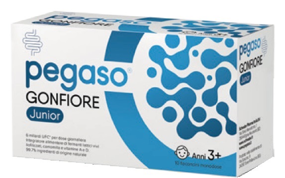 PEGASO GONFIORE JUNIOR 10 FLACONCINI MONODOSE DA 10 ML SENZA GLUTINE NATURALMENTE PRIVO DI LATTOSIO - Farmacianuova.eu