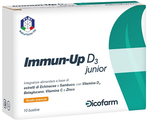 IMMUN UP D3 JUNIOR 10 BUSTINE DA 3 G  - Farmacianuova.eu
