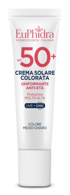 EUPHIDRA KALEIDO CREMA COLORATA MEDIO-CHIARO VISO SPF50+ 30 ML - Farmacianuova.eu