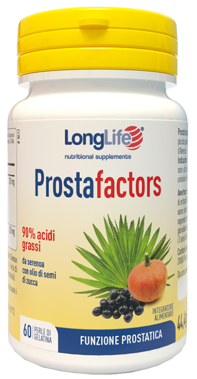 LONGLIFE PROSTAFACTORS 60 PERLE DI GELATINA - Farmacianuova.eu