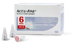 AGO PER PENNA DA INSULINA ACCU-FINE PEN NEEDLE ACCU-CHEK GAUGE 32 X 6MM 100 PEZZI - Farmacianuova.eu