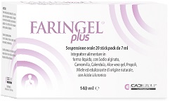 FARINGEL PLUS 20 STICK PACK 7 ML - Farmacianuova.eu
