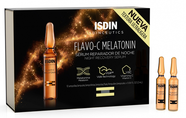 ISDINCEUTICS FLAVO C MELATONIN 10 FIALE - Farmacianuova.eu
