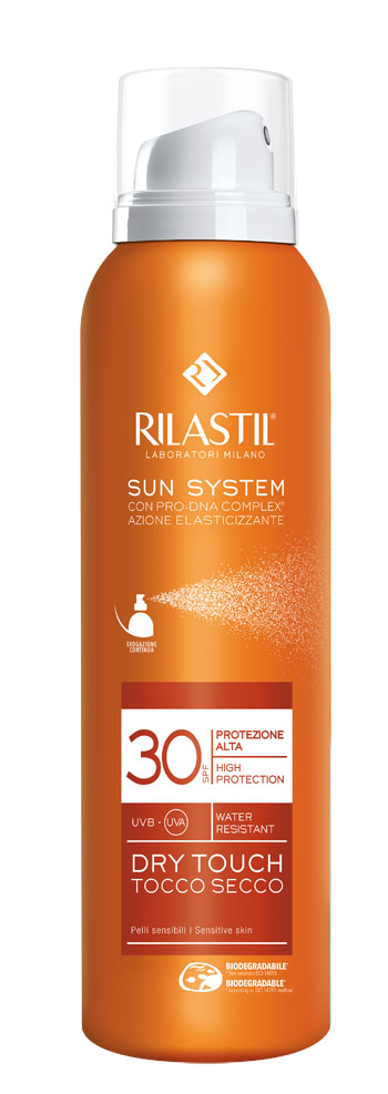 RILASTIL SUN SYSTEM DRY TOUCH SPF 30 200 ML - Farmacianuova.eu
