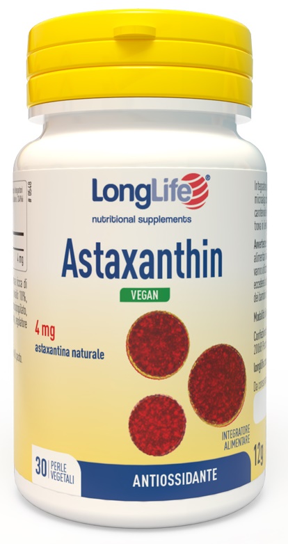 LONGLIFE ASTAXANTHIN 30 PERLE VEGETALI - Farmacianuova.eu