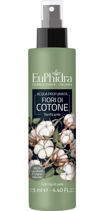 EUPHIDRA ACQUA PROFUMATA COTONE IN FLACONE CON ETICHETTA POMPA SPRAY - Farmacianuova.eu
