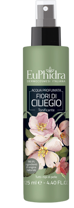 EUPHIDRA ACQUA PROFUMATA CILIEGIO IN FLACONE CON ETICHETTA POMPA SPRAY - Farmacianuova.eu
