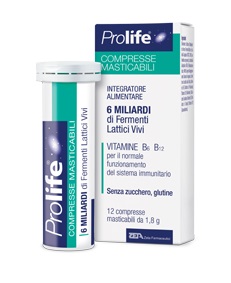 PROLIFE COMPRESSE MASTICABILI INTEGRATORE ALIMENTARE IN TUBETTO CON ASTUCCIO - Farmacianuova.eu