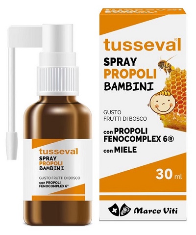 TUSSEVAL GOLA PROPOLI SPRAY PER BAMBINI 30 ML - Farmacianuova.eu
