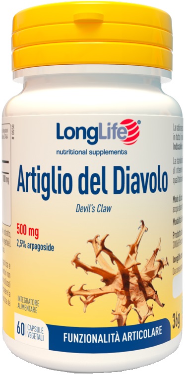 LONGLIFE ARTIGLIO DEL DIAVOLO 2% 60 CAPSULE - Farmacianuova.eu