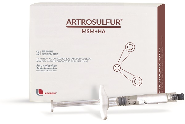 ARTROSULFUR MSM+HA 3 SIRINGHE PRERIEMPITE - Farmacianuova.eu