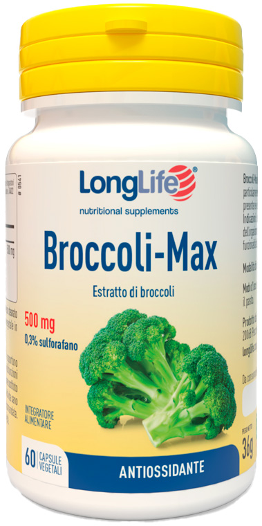 LONGLIFE BROCCOLI-MAX 60 CAPSULE SENZA GLUTINE - Farmacianuova.eu