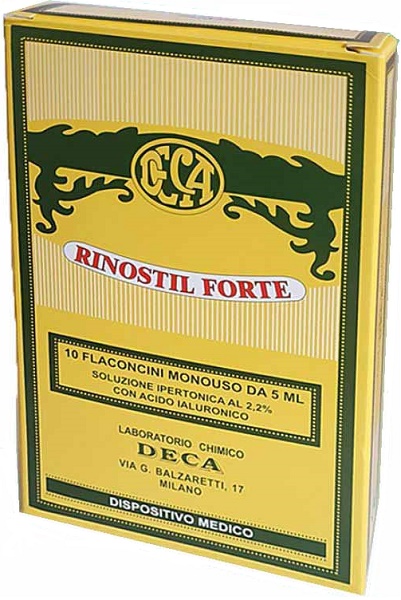RINOSTIL FORTE SOLUZIONE IPERTONICA 10 FLACONCINI MONOUSO DA 5 ML - Farmacianuova.eu