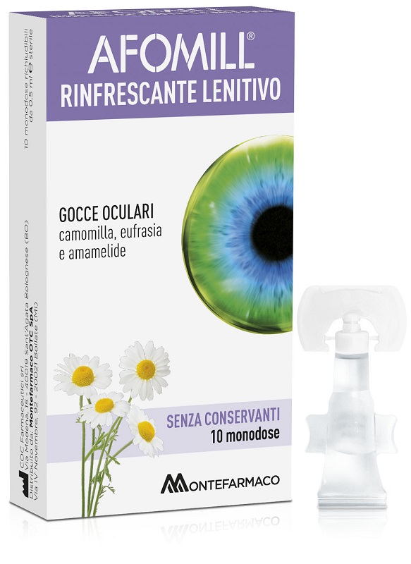 AFOMILL RINFRESCANTE SENZA CONSERVANTI 10 FIALE DA 0,5 ML - Farmacianuova.eu