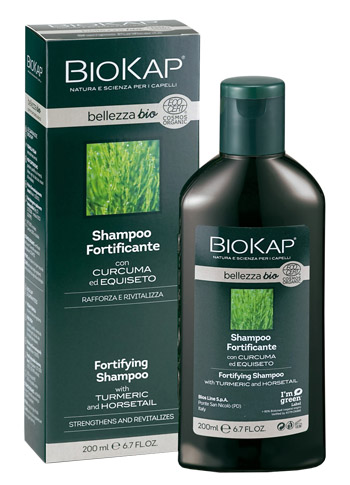 BIOKAP BELLEZZA BIO SHAMPOO FORTIFICANTE COSMOS ECOCERT 200 ML BIOSLINE - Farmacianuova.eu