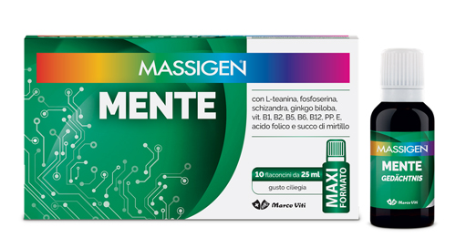 MASSIGEN MENTE 10 FLACONI DA 25 ML - Farmacianuova.eu
