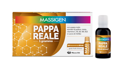 MASSIGEN PAPPA REALE 10 FLACONI DA 25 ML - Farmacianuova.eu
