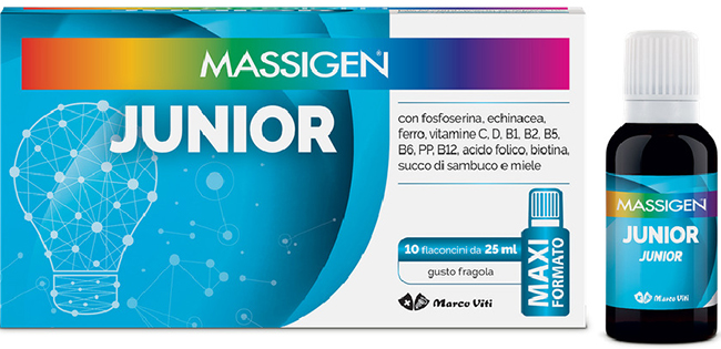 MASSIGEN JUNIOR 10 FLACONI DA 25 ML - Farmacianuova.eu